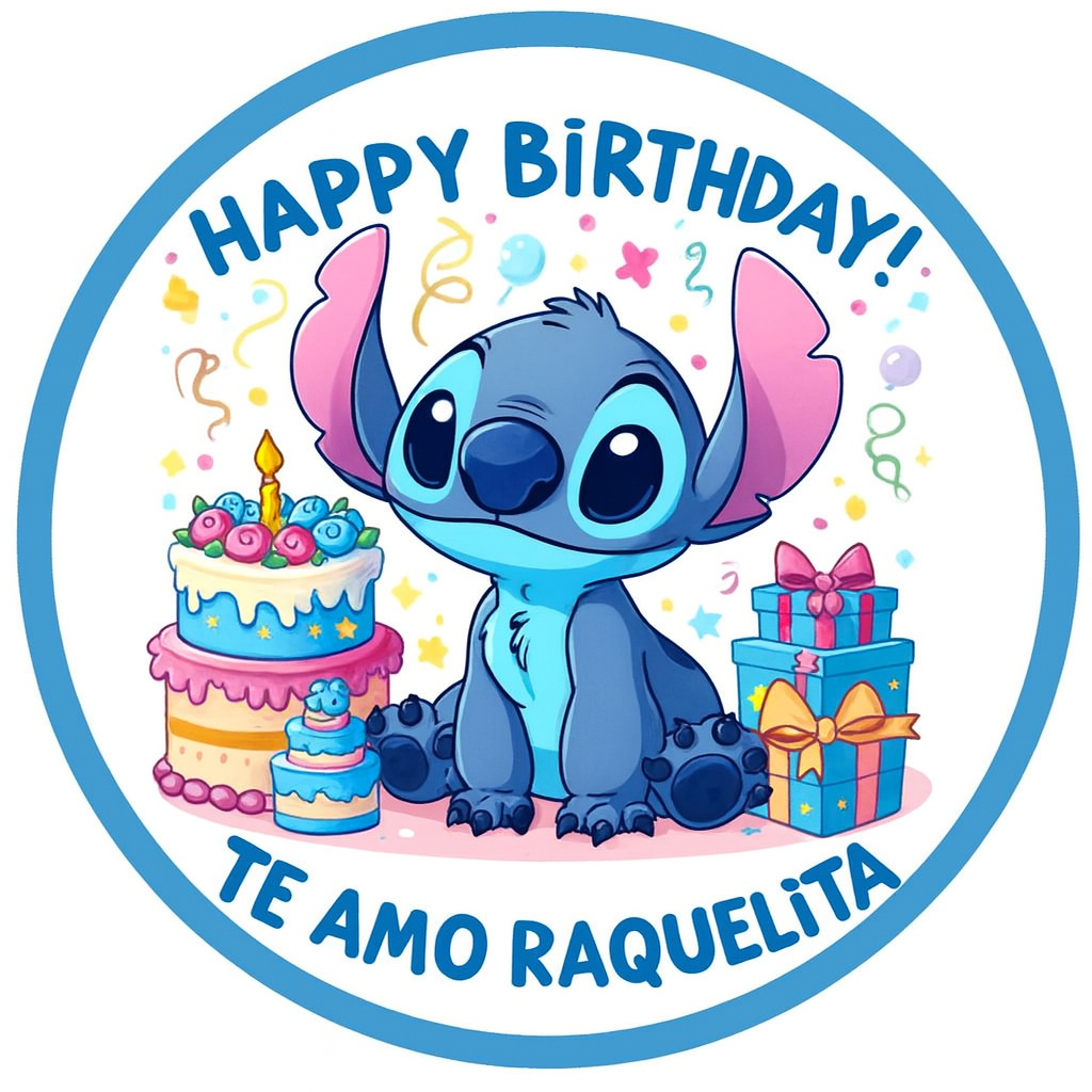 Stitch de cumpleaños